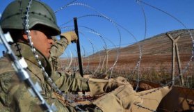 Sınır karakoluna taciz ateşi