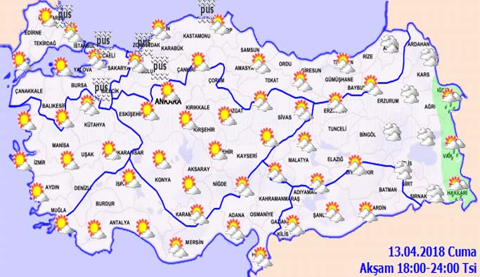Trabzon'da hava nasıl olacak? 13.04.2018