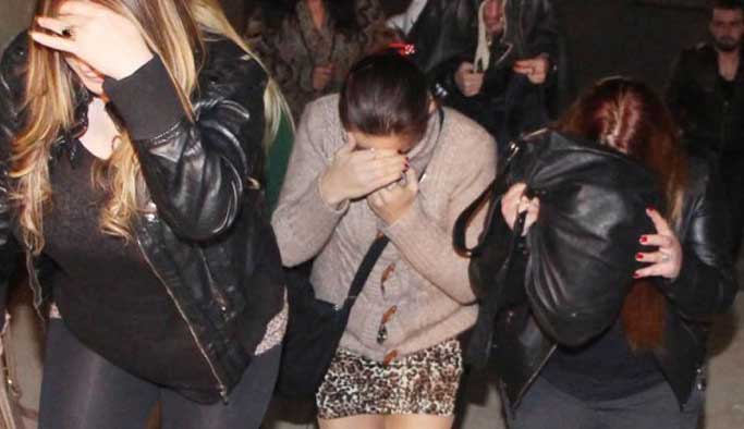 Trabzon'da fuhuş baskını! 13 kişi yakalandı