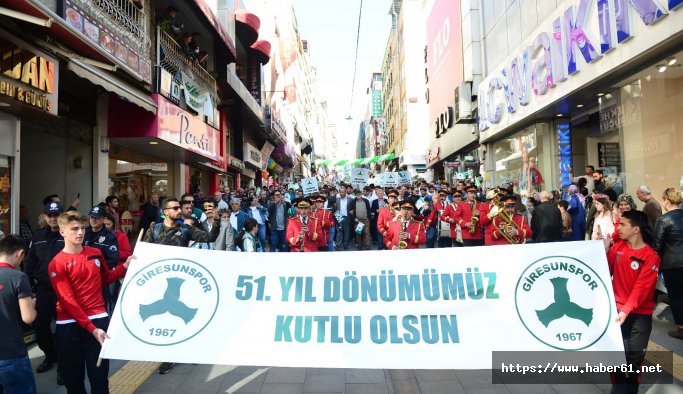 Giresunspor’dan 51'inci yıl yürüyüşü