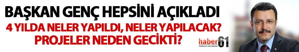 Başkan Genç 4 yılda yaptığı projeleri anlattı