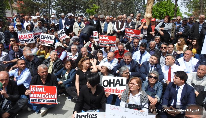 CHP'lilerden Çorum'da oturma eylemi