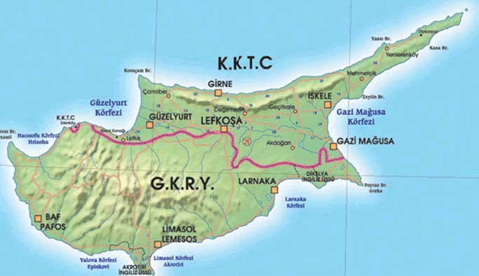 Kıbrıs adasının liderleri bir araya geldi