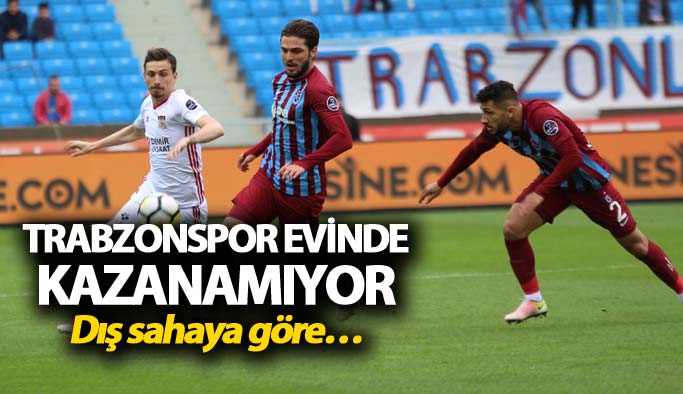 Trabzonspor evinde kazanamıyor