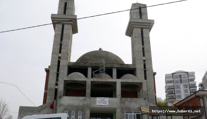 Trabzon'da bu cami 12 yıldır bitirilemedi