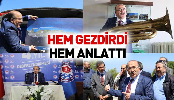 Başkan Gümrükçüoğlu 4 yıllık çalışmalarını anlattı