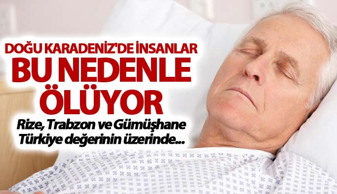 Doğu Karadeniz'de insanlar bu nedenle ölüyor