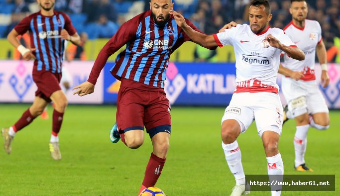 Trabzonspor Antalya karşısına eksik çıkacak