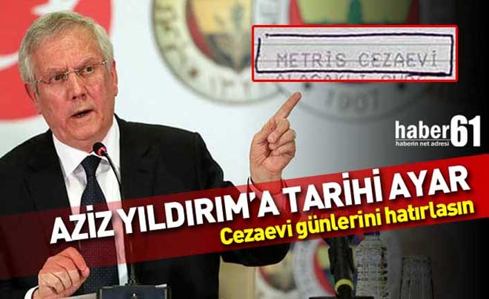 Aziz Yıldırım'a Trabzonsporlulardan Metris ayarı!