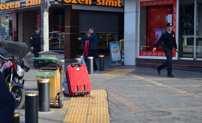 Trabzon'da şüpheli valiz paniği