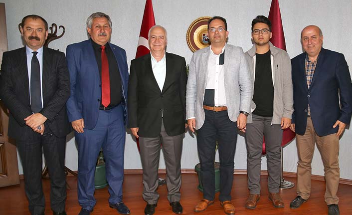 Trabzonspor'a ziyaret - Beşikdüzü'nden geldiler