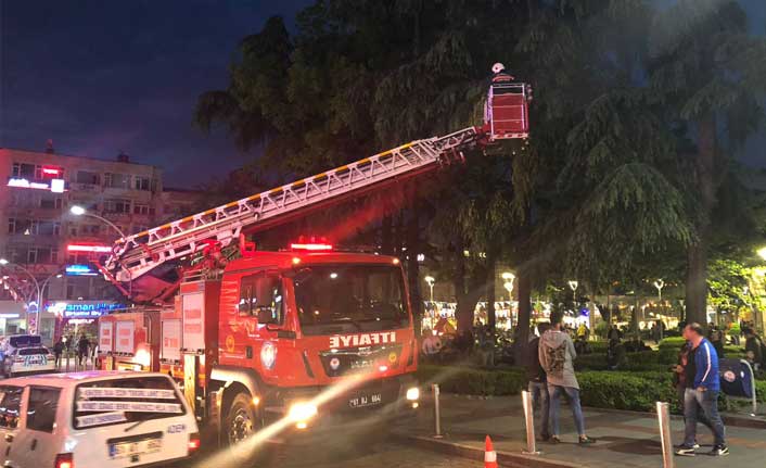 Trabzon'da itfaiyeyi seferber eden olay