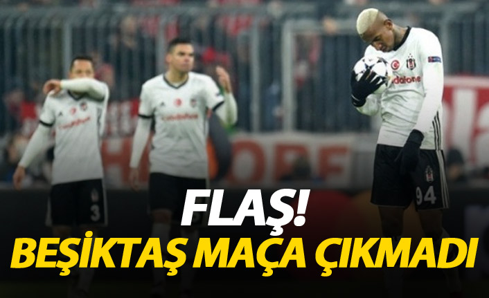 Beşiktaş sahaya çıkmadı! Karar verildi...