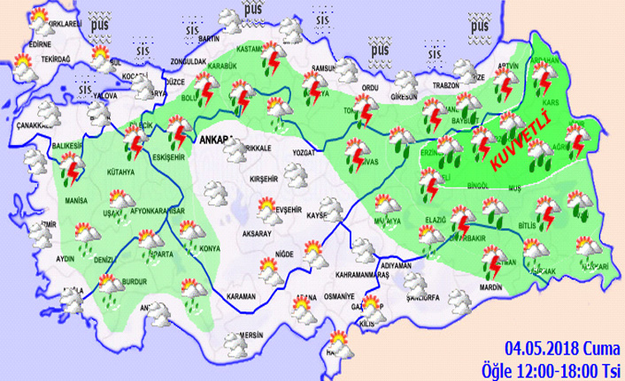 Trabzon'da hava nasıl olacak? 04.05.2018