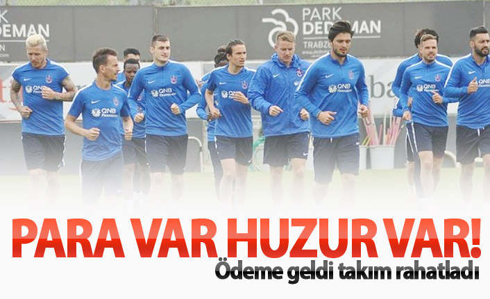 Trabzonspor'da ödemeler yapıldı moraller düzeldi