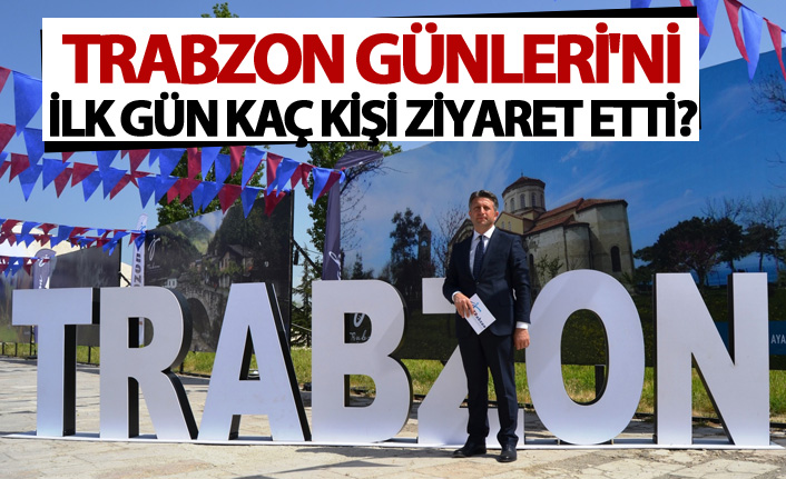 Trabzon Günleri'ni ilk gün kaç kişi ziyaret etti?