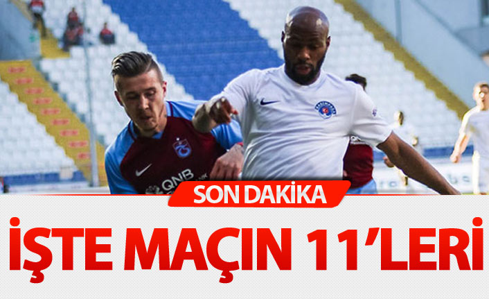 Trabzonspor Kasımpaşa maç kadroları açıklandı