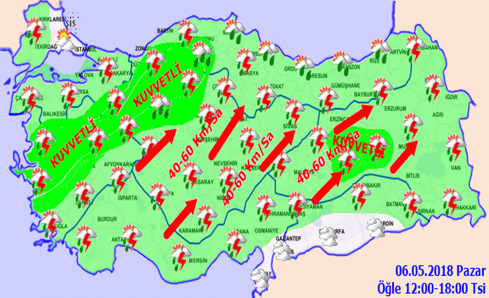 Trabzon'da hava nasıl olacak? 06.05.2018
