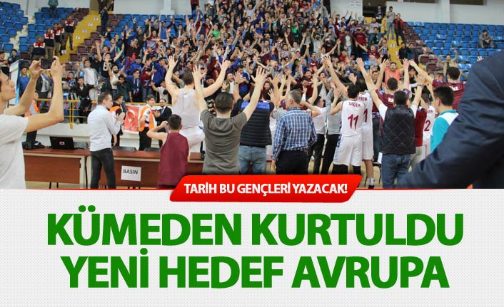 Trabzonspor kümeden kurtuldu: Yeni hedef Avrupa