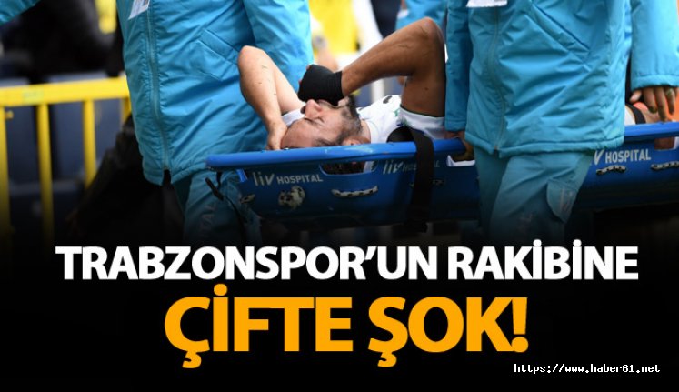 Trabzonspor'un rakibi Bursa'ya çifte şok!