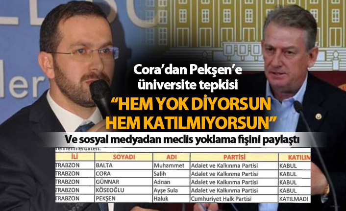 Haluk Pekşen’e Salih Cora’dan ‘üniversite’ tepkisi