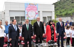 Çocuklar doyasıya eğlendiler 