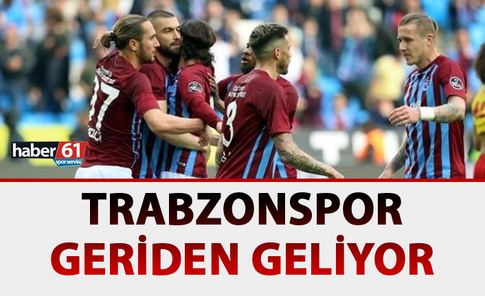 Trabzonspor geriden geliyor