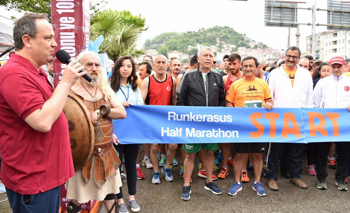 Giresun'da yarı maraton yapıldı