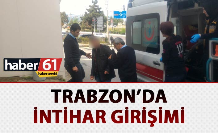 Trabzon'da intihar girişimi. 14.05.2018