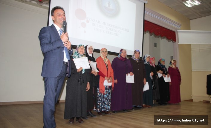 Maçka'da okuma yazma seferberliği