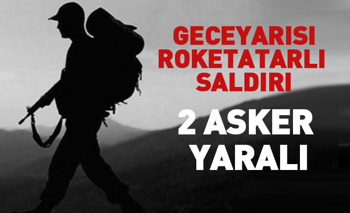 Karakola geceyarısı hain saldırı: 2 asker yaralı