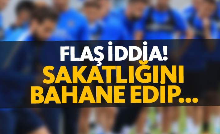FLAŞ İDDİA! Sakatlığını bahane edip...