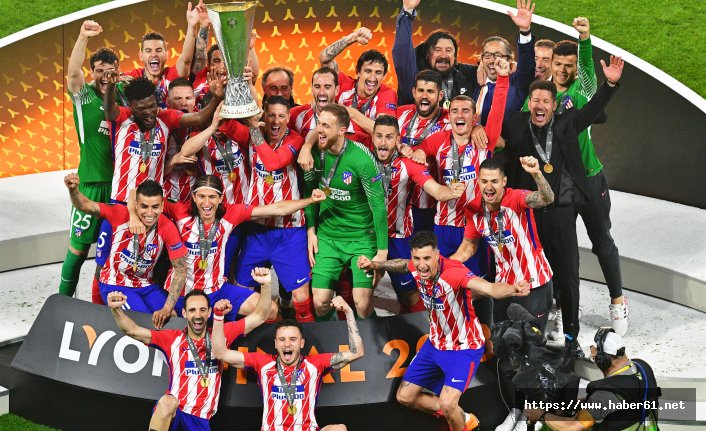 Avrupa ligi kupasını Atletico Madrid kucakladı