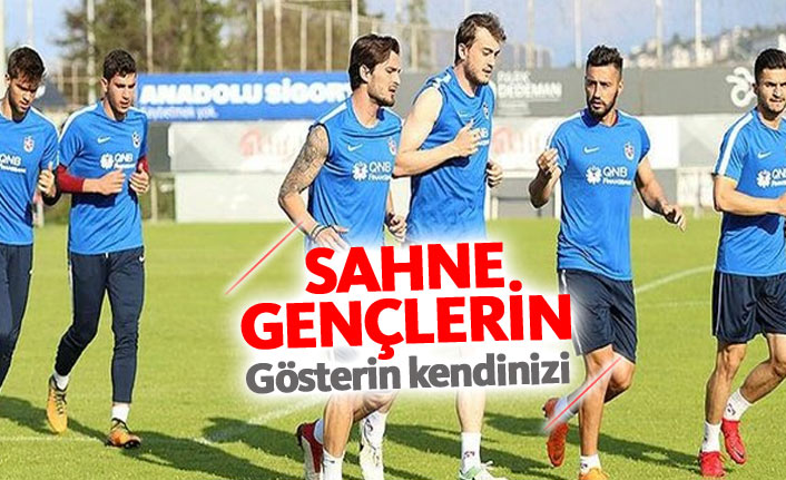 Trabzonspor'da sahne gençlerin
