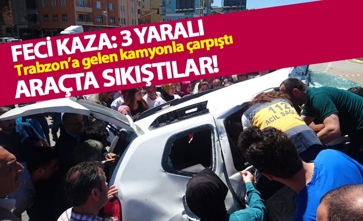 Giresun’da feci kaza: 2’si ağır 3 yaralı