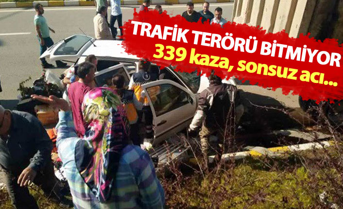Doğu Karadeniz'de trafik terörü: 4 ayda 339 kaza