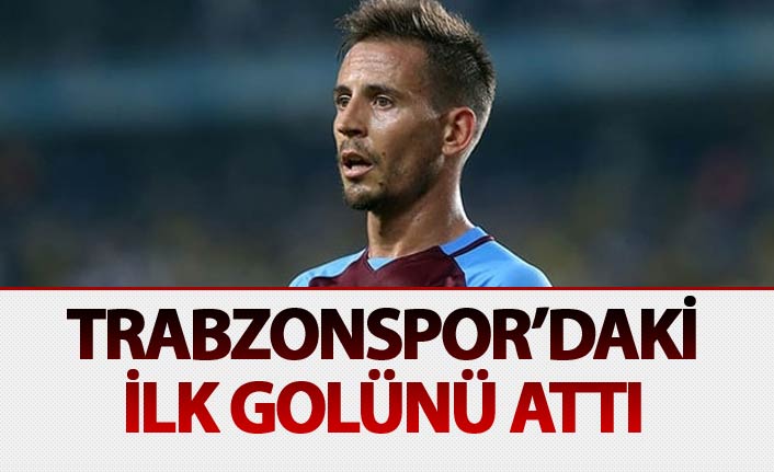 Pereira Trabzonspor'daki ilk golünü attı