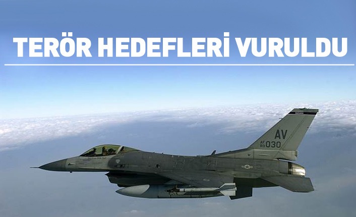 Irak'ta terör hedefleri vuruldu