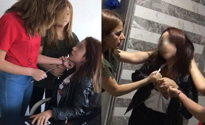Kızlar terör estirdi! Arkadaşlarının ofisini basıp...