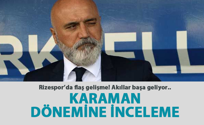 Rizespor'da akıllar başa geldi!