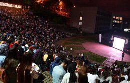 KTÜ'de açık hava sineması