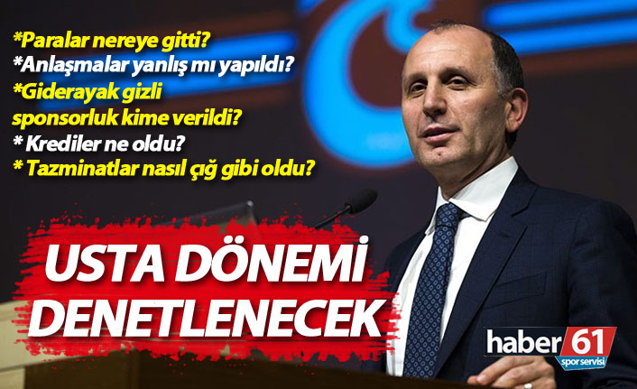 Trabzonspor'da Muharrem Usta dönemi incelenecek