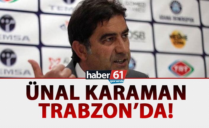 Trabzonspor'un yeni teknik direktörü Ünal Karaman Trabzon’da