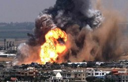 İsrail Gazze'de Hamas'a ait 10 hedefi vurdu