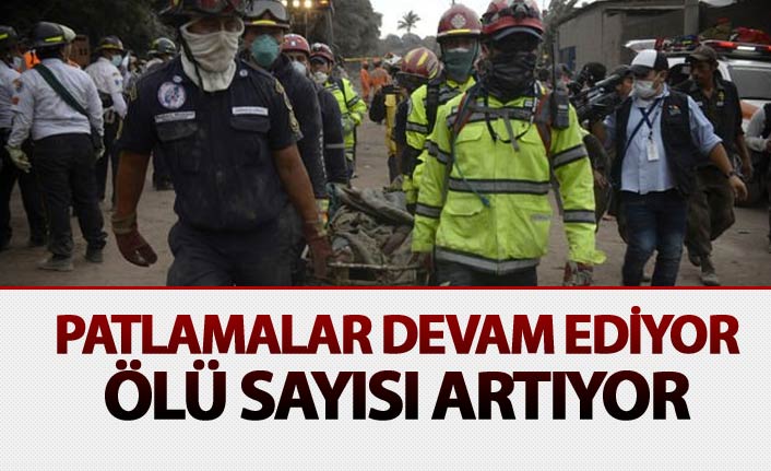 Fuego Yanardağında ölü sayısı artıyor