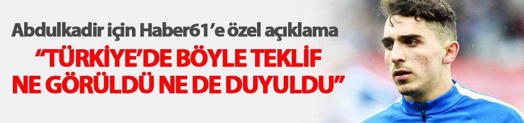 Abdülkadir Ömür'e yapılan teklif Türkiye'de ne görüldü ne duyuldu