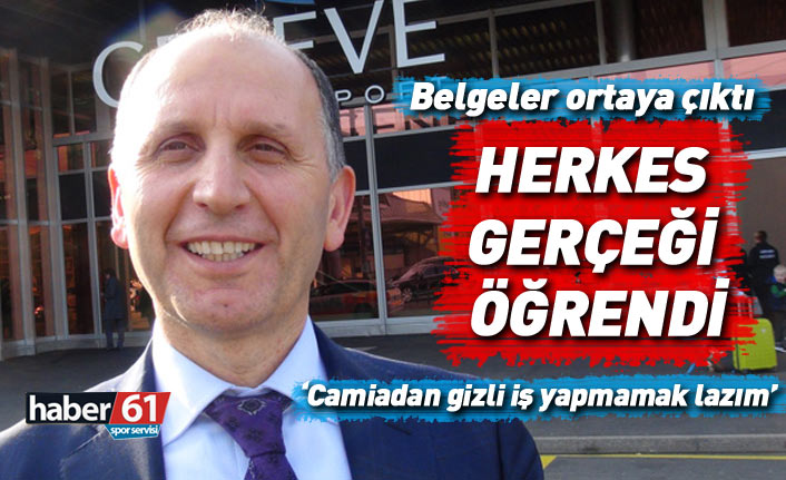 Trabzonspor'da belgeler ortaya çıkınca herkes gerçeği öğrendi