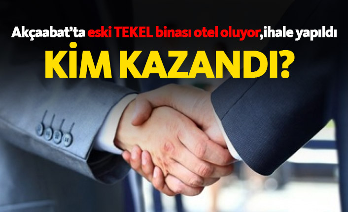 Akçaabat'taki TEKEL binası otel oluyor