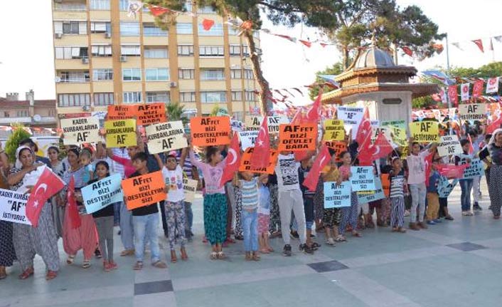 Mahkum yakınları af istedi