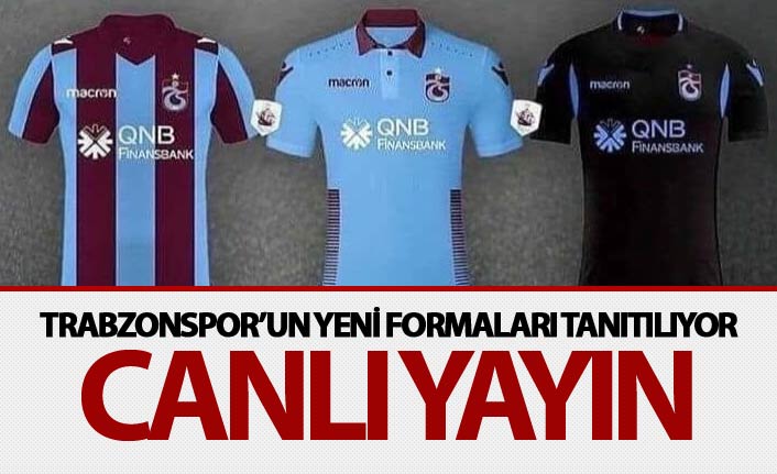 Trabzonspor'un yeni formaları tanıtıldı